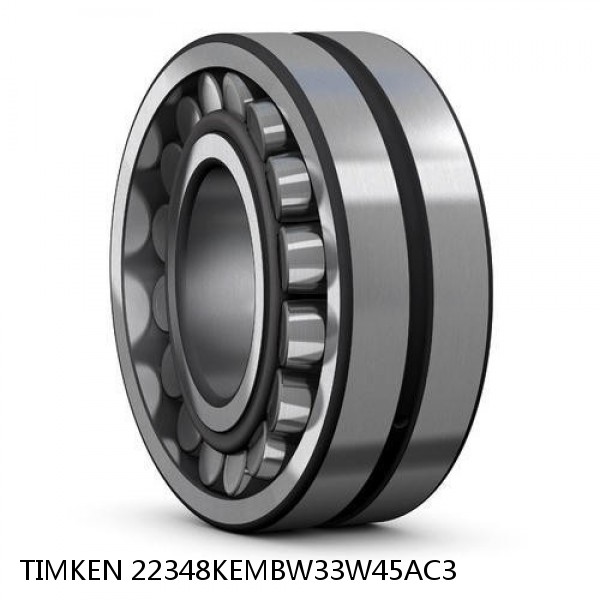 22348KEMBW33W45AC3 TIMKEN Spherical Roller Bearings Steel Cage