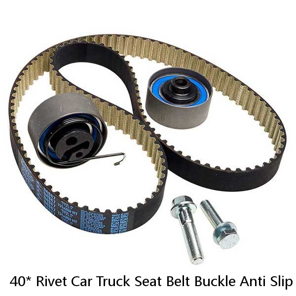 40* Rivet Car Truck Seat Belt Buckle Anti Slip Stop Buttons Clips Retainer Parts