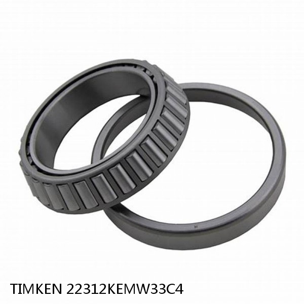 22312KEMW33C4 TIMKEN Tapered Roller Bearings Tapered Single Imperial