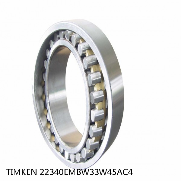 22340EMBW33W45AC4 TIMKEN Spherical Roller Bearings Steel Cage