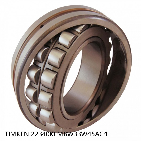 22340KEMBW33W45AC4 TIMKEN Spherical Roller Bearings Steel Cage