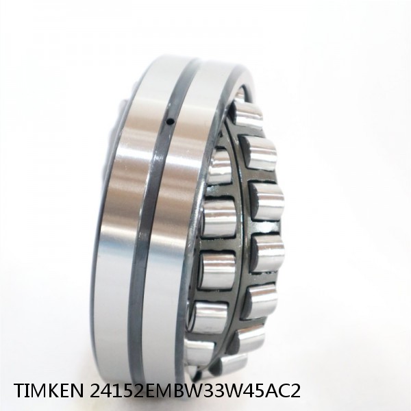 24152EMBW33W45AC2 TIMKEN Spherical Roller Bearings Steel Cage