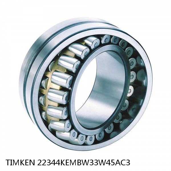 22344KEMBW33W45AC3 TIMKEN Spherical Roller Bearings Steel Cage
