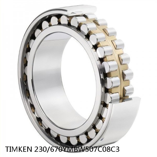 230/670YMBW507C08C3 TIMKEN Full Complement Cylindrical Roller Radial Bearings