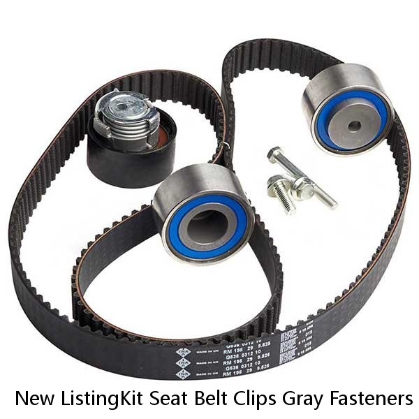 New ListingKit Seat Belt Clips Gray Fasteners Safety Parts 20 Pairs Car Universal