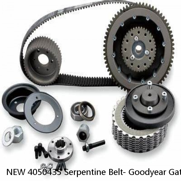 NEW 4050435 Serpentine Belt- Goodyear Gatorback The Quiet Belt
